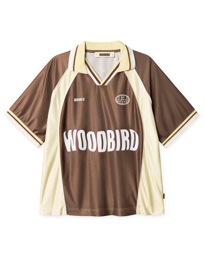 Woodbird - WBWaka Sports Polo - Mid Brown